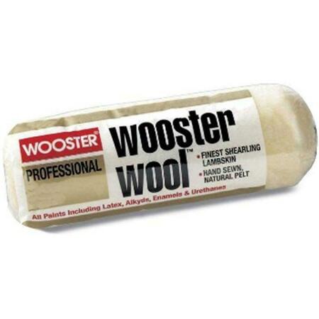 WOOSTER RR636 9 in. Wool 1.25 in. Nap Roller Cover 28732